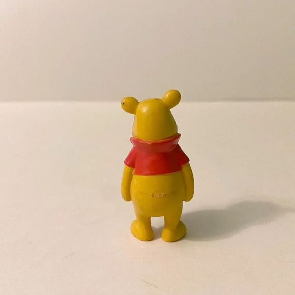 Vintage Lot of 4  Disney Winnie The Pooh Sqeak Toy Mirrorer Rattle and Figures - Picture 12 of 13